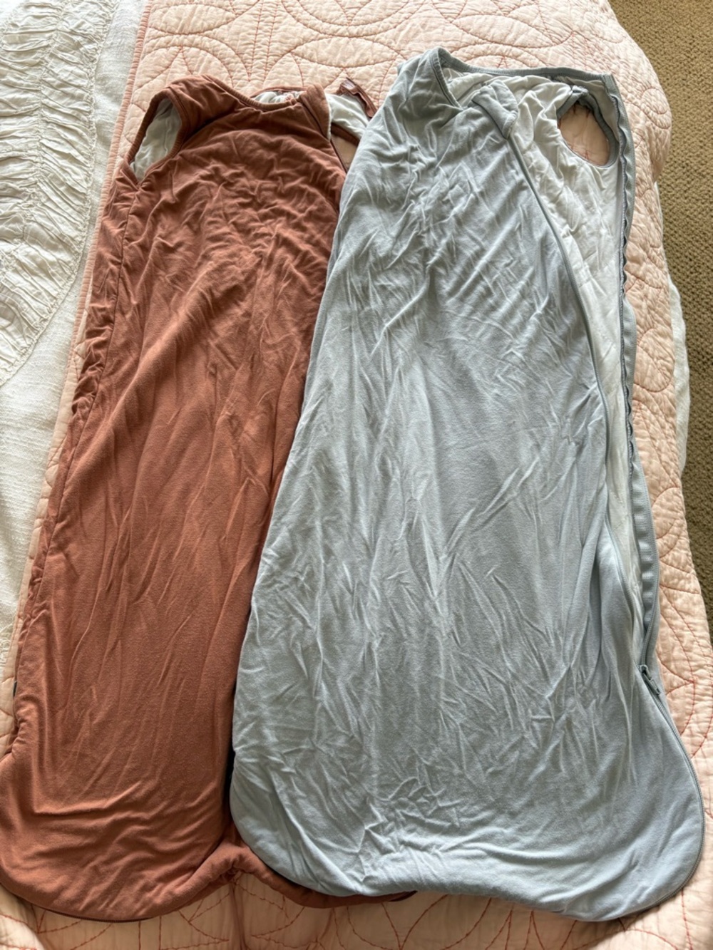 Kyte BABY Rust and Light Blue Kids Sleep Sacks